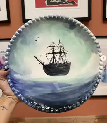 Assiette bateau